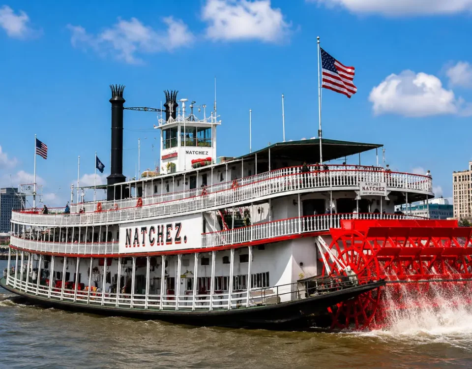 Steamboat Natchez on the Mississippi River