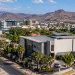 Windhoek skyline of the city