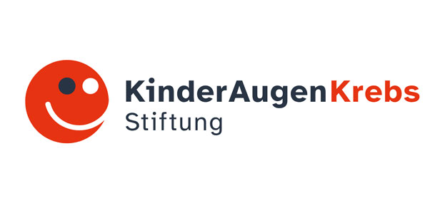 Red and black Kinder Augen Kreb logo
