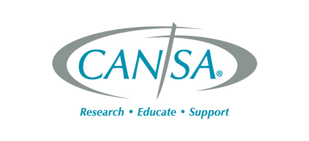 Light blue and grey CANSA Logo