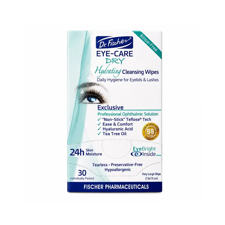 Dr. Fischer Eye-Care Dry Hydrating Cleansing Wipes