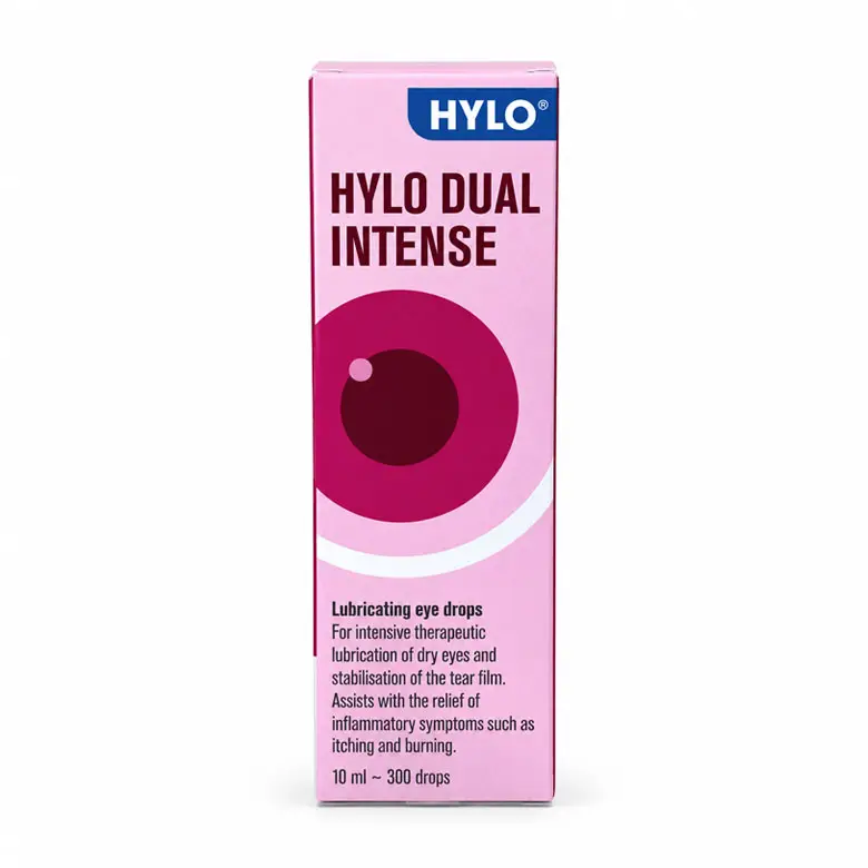Hylo Dual Intense Lubricating Eye Drops